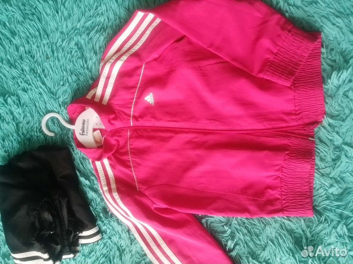 Спортивный костюм adidas оригинал для девочки 128