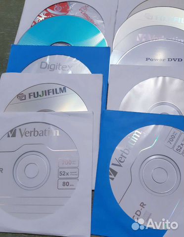 Чистые диски CD-RW, CD-R, DVD-RW