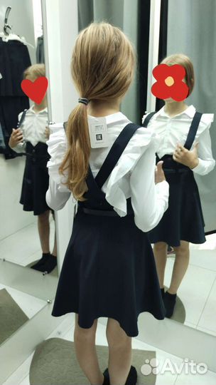 Юбка школьная 128 134
