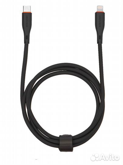 Кабель Type-C-Lightning iPhone 5C 27W 1м Чёрный