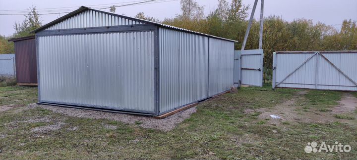 Гараж оцинкованный
