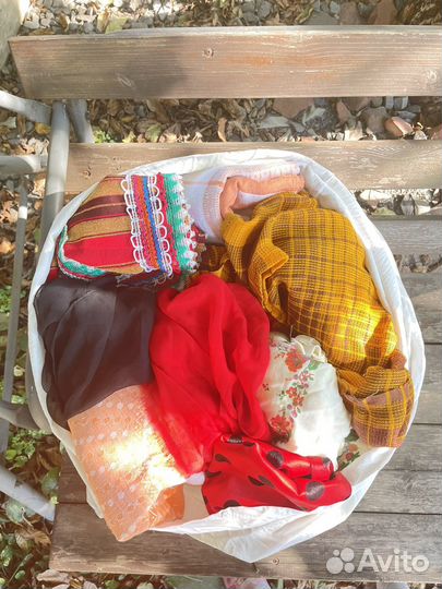 Мешок разные ткани 12 кг