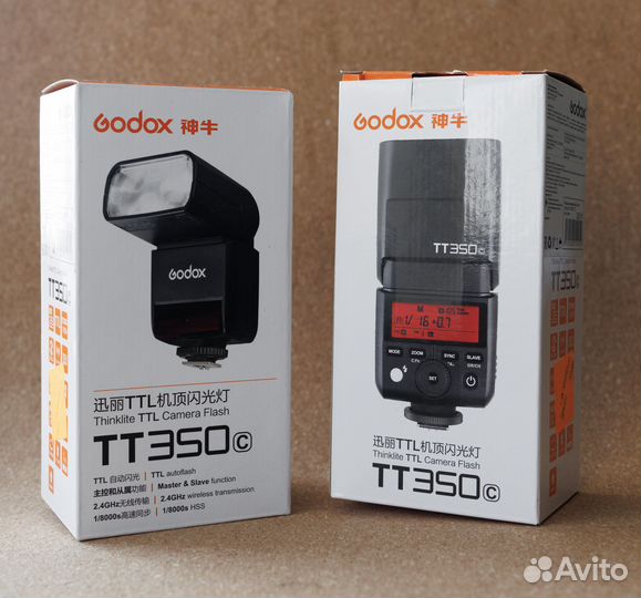 Вспышка godox TT350c Canon