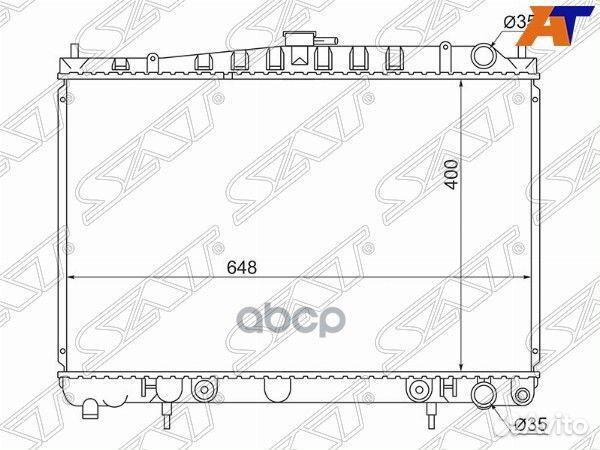 Радиатор Nissan Laurel 93-02 / Skyline 93-01