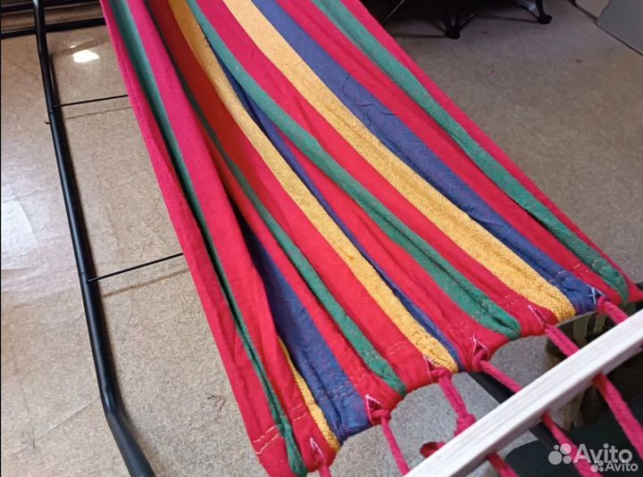 Подвесной гамак туристический (с каркасом)