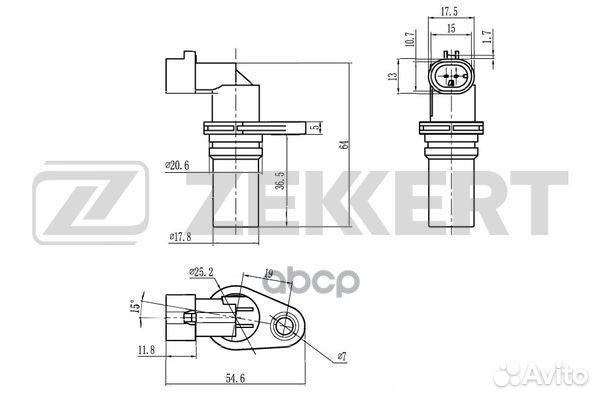 Датчик положения коленвала Suzuki Swift (MZ EZ