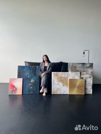 Интерьерные картины абстракции