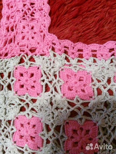 Топ вязаный