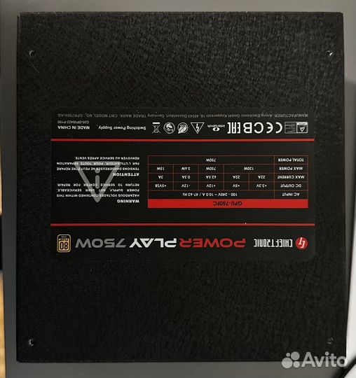 Блок питания chieftec 750w