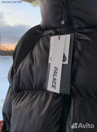 Пуховик Palace black с балаклавой (Арт.91116)