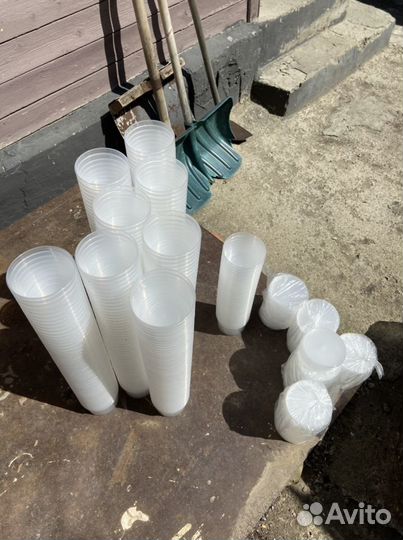 Емкость пластиковая 500мл с крышкой