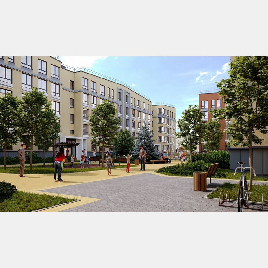 1-к. квартира, 35,2 м², 2/5 эт.