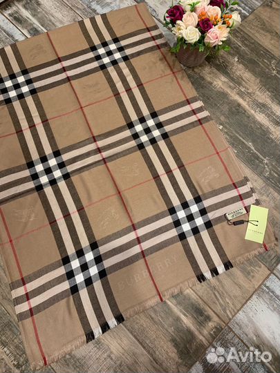 Кашемировый палантин шарф Burberry