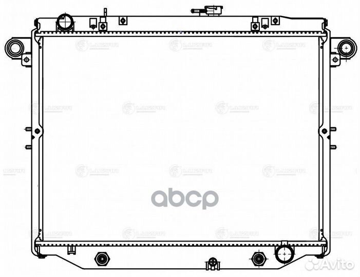 Радиатор системы охлаждения Toyota Land Cruiser