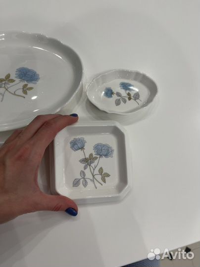 Винтажная посуда Wedgwood ice rose