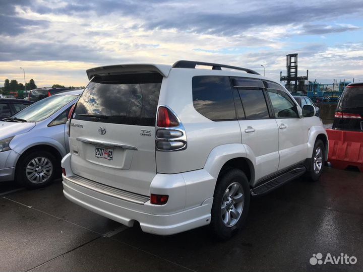 Обвес бампера Зад jaos toyota prado 120