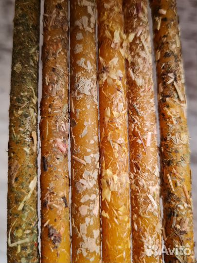 Свечи восковые, медовые