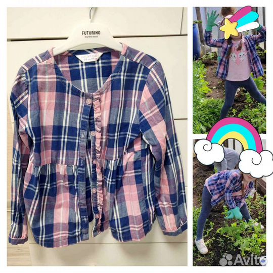 Рубашка на девочку