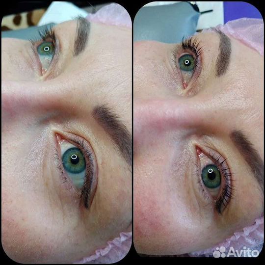 Ламинирование, velvet(вельвет) ресниц и бровей