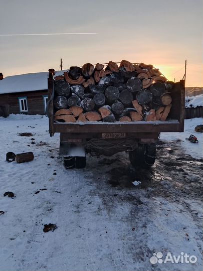 Дрова колотые сухие листвяк