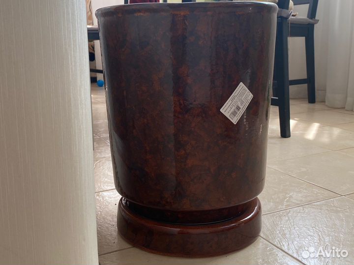 Цветочный горшок керамический