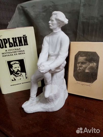 Бюст Горького, фарфор лфз