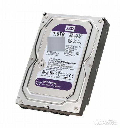 Жесткий диск wd purple 1 тб