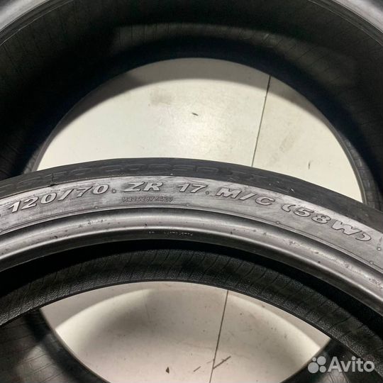 Mотошина Б/У 120 70 ZR17 Pirelli