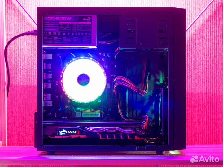 Игровой пк Intel / MSI gaming RX580 /16Gb/ SSD 256