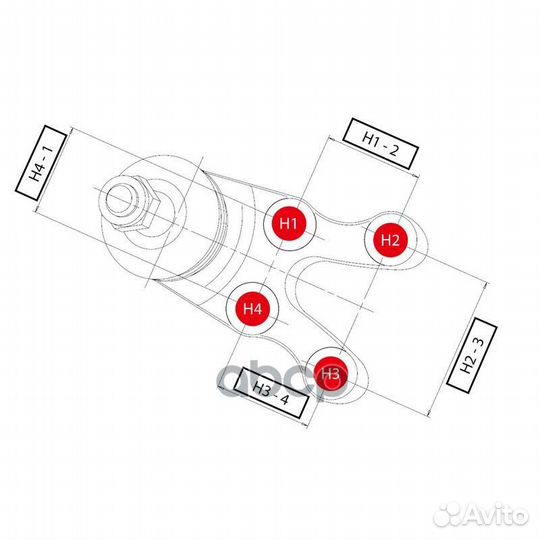 Опора шаровая hyundai/KIA CTR CB0184 CB0184 CTR