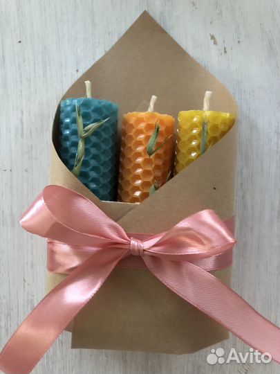 Свечи из вощины и боксы