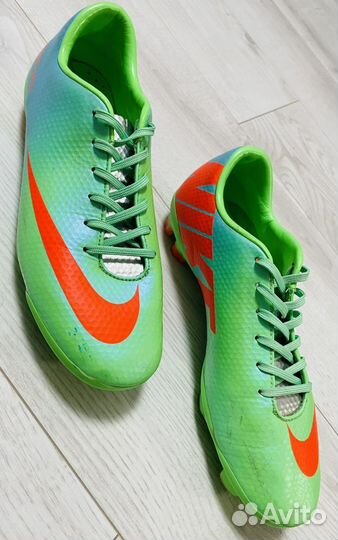 Бутсы nike mercurial vapor IX FG 555601-380 JR