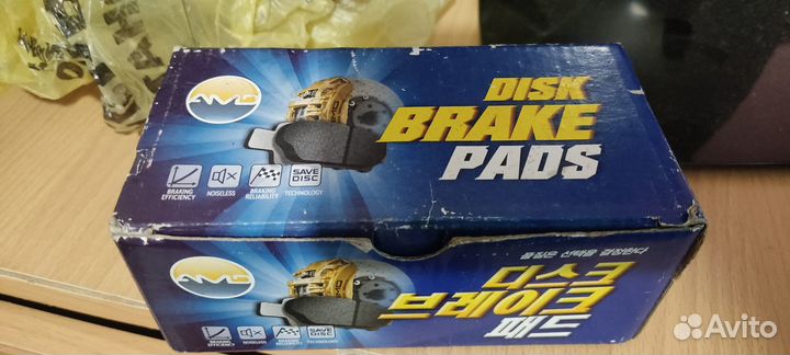 Тормозные колодки на daewoo matiz