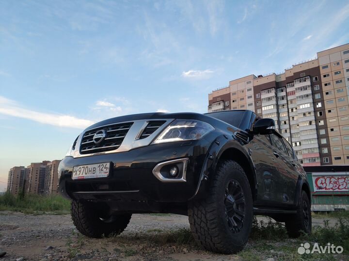 Расширители колёсных арок Nissan Patrol Y62