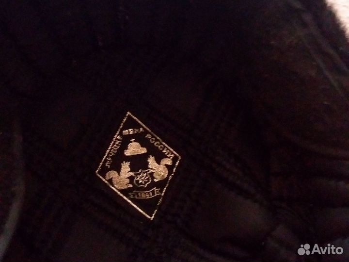 Шапка мужская из нерпы