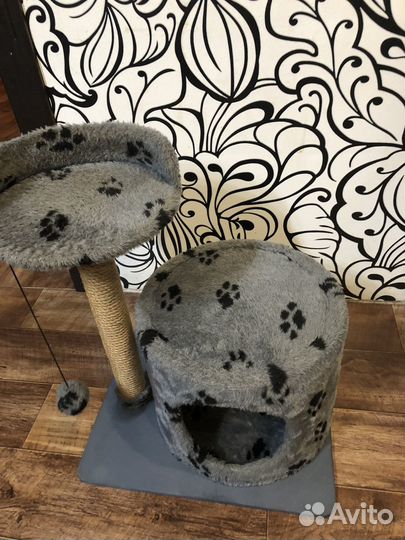 Домик для кошки с когтеточкой