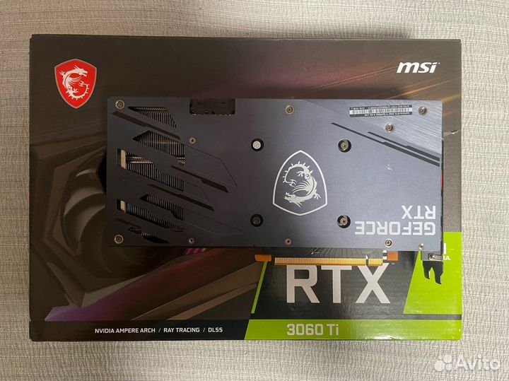 Видеокарта rtx 3060ti msi