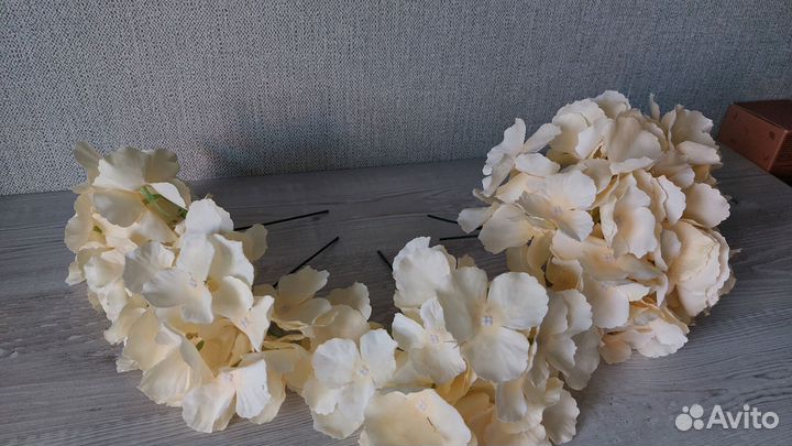 Искусственные цветы гортензии