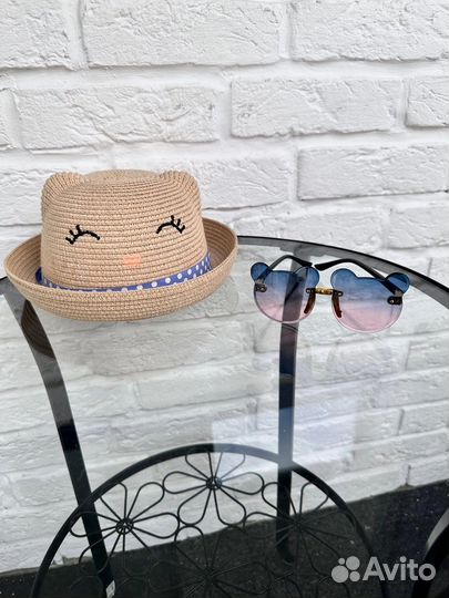 Шляпа детская hm + очки