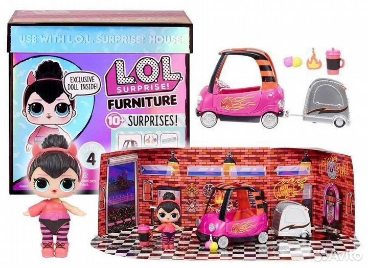Кукла лол/LOL furniture/Лол фурнитура 4 серия