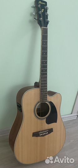 Электроакустическая гитара ibanez pf15ece-nt