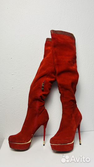 Сапоги ботфорты весна