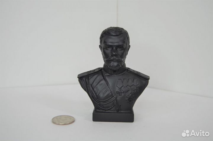 Бюст Николай 2 чугун