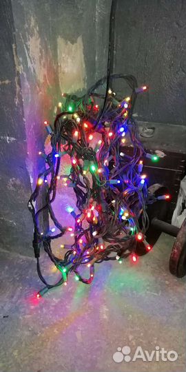 Гирлянда уличная зановес синяя мощная