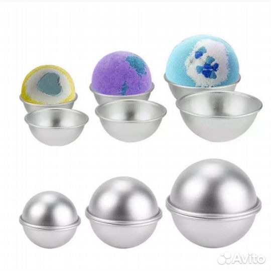 Формочки для ванных бомб