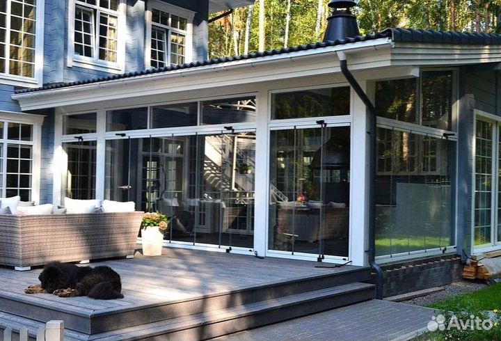 Безрамное остекление любой сложности