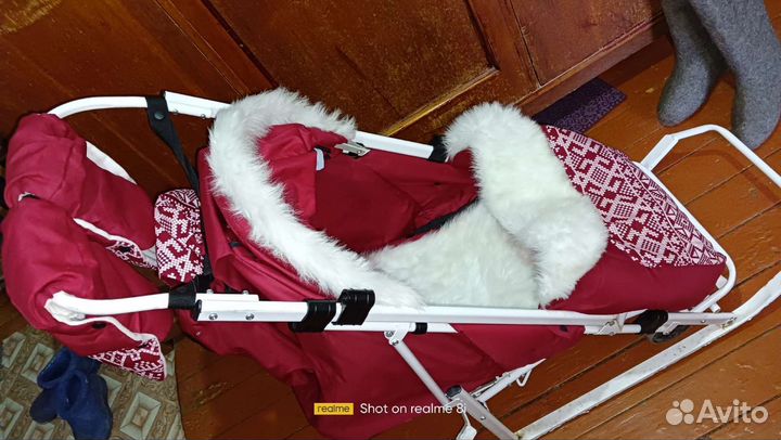 Детские санки коляска бу
