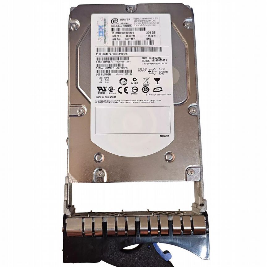 [10N7208] Жесткий Диск Ibm 300gb Sas 3,5" Hdd 10n7208