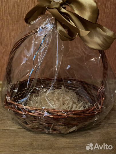 Корзина плетеная большая