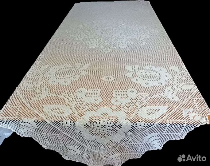 Скатерть вязаная ручная работа